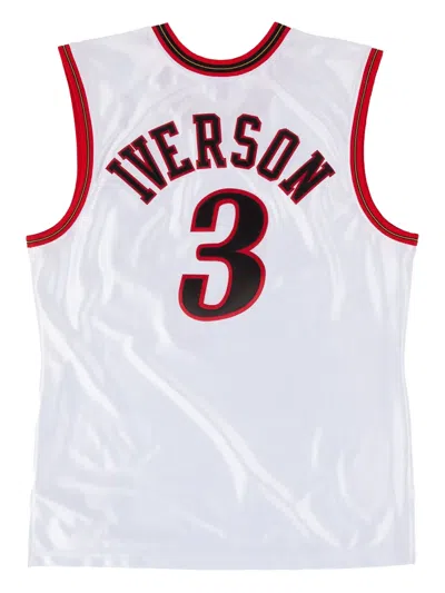 Mitchell & Ness 76ers 2001 Allen Iverson Jersey In White