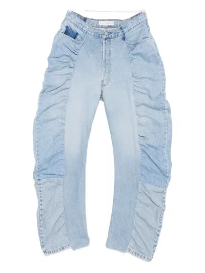 E.l.v Denim Denim Boyfriend Jeans In Blue