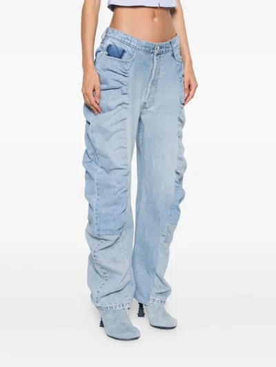 E.l.v Denim Denim Boyfriend Jeans In Blue