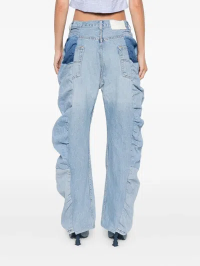 E.l.v Denim Denim Boyfriend Jeans In Blue