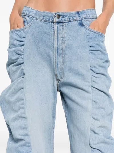E.l.v Denim Denim Boyfriend Jeans In Blue