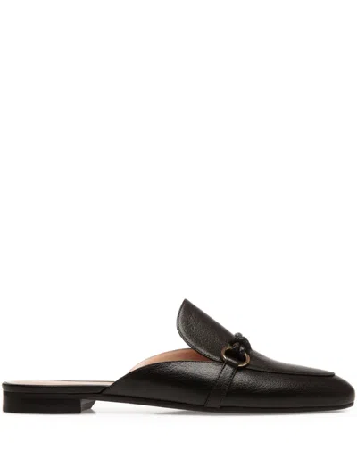 Bally Braided-detail Leather Slippers