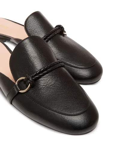 Bally Braided-detail Leather Slippers