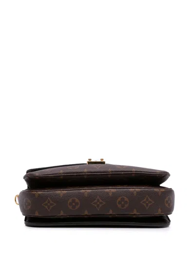 Pre-owned Louis Vuitton 2019 Monogram Pochette Metis Satchel