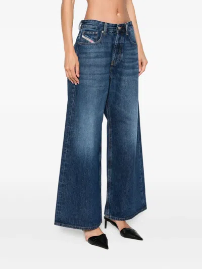 Diesel Five-pocket Jeans In Blue