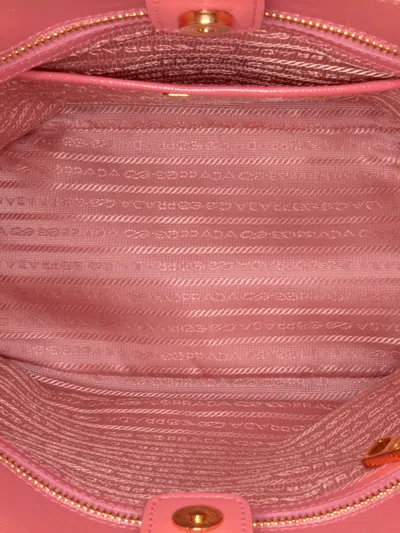 Pre-owned Prada 2000-2025 Saffiano Vernice Satchel