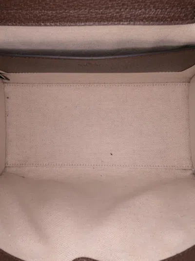 Pre-owned Gucci 2016-2025 Small Jumbo Gg Canvas Bamboo Diana Satchel