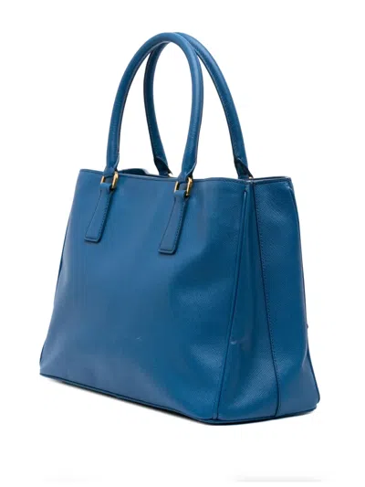 Pre-owned Prada 2000-2024 Medium Saffiano Lux Galleria Satchel