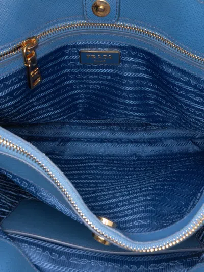 Pre-owned Prada 2000-2024 Medium Saffiano Lux Galleria Satchel