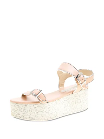 Pre-owned Stella Mccartney 60mm Buckle Platform Sandals