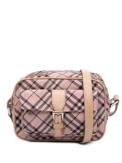 Pre-owned Burberry 2018-2023 Nova Check Canvas Crossbody Bag