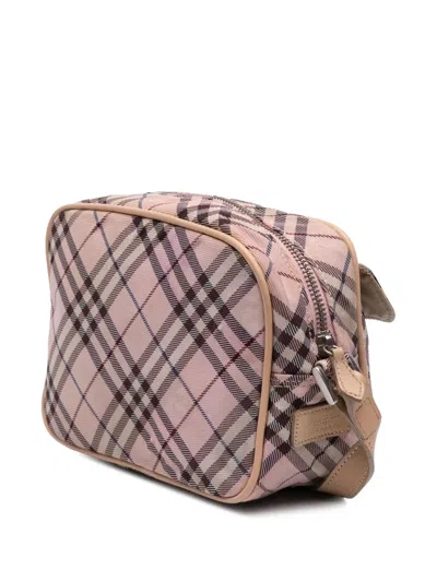 Pre-owned Burberry 2018-2023 Nova Check Canvas Crossbody Bag