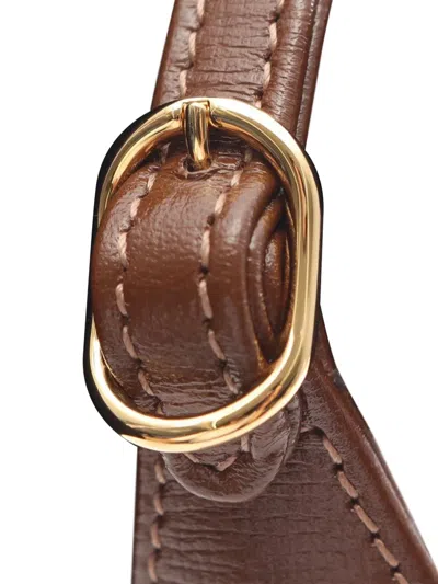 Pre-owned Gucci 2016-2025 Mini Gg Supreme Jackie 1961 Crossbody Bag In Brown