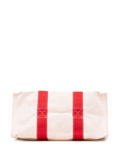 Pre-owned Hermes 1990-2010 Toile Bora Bora Gm Tote Bag