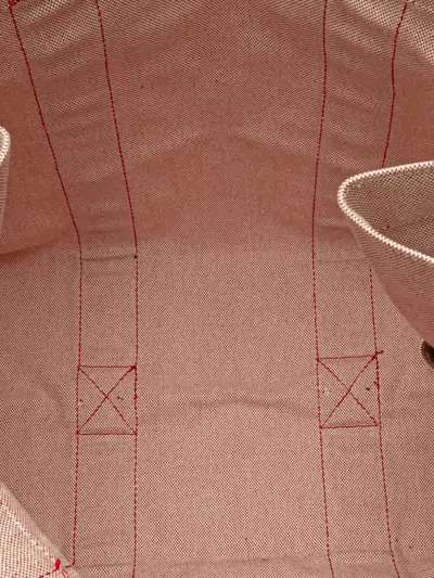 Pre-owned Hermes 1990-2010 Toile Bora Bora Gm Tote Bag