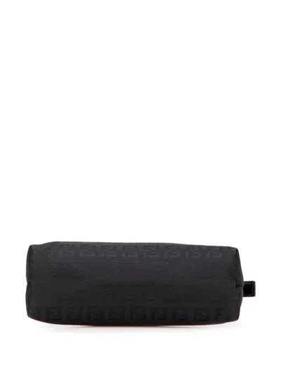 Pre-owned Fendi 2000-2010 Zucchino Canvas Pouch