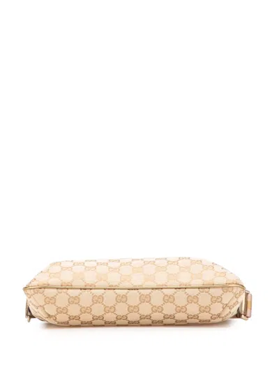 Pre-owned Gucci 2000-2015 Gg Canvas Web Crossbody Bag