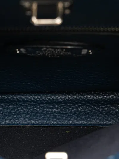 Pre-owned Fendi 2000-2010 Mini Calfskin Romano Selleria Peekaboo Iconic Fit Satchel