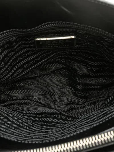 Pre-owned Prada 2019-2025 Brushed Leather Re Edition 1995 Tote Bag