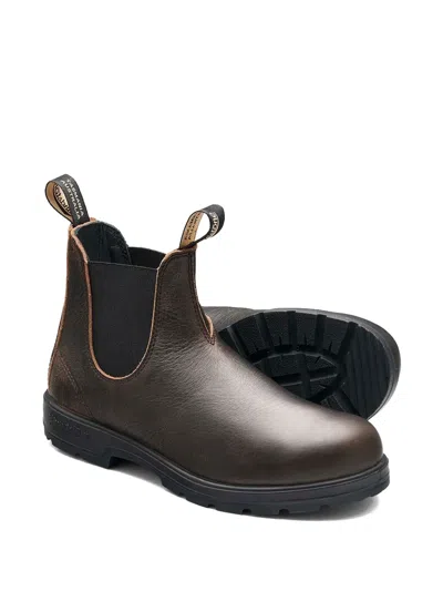 Blundstone Man Ankle Boots Dark Brown Size 11 Leather In Brown
