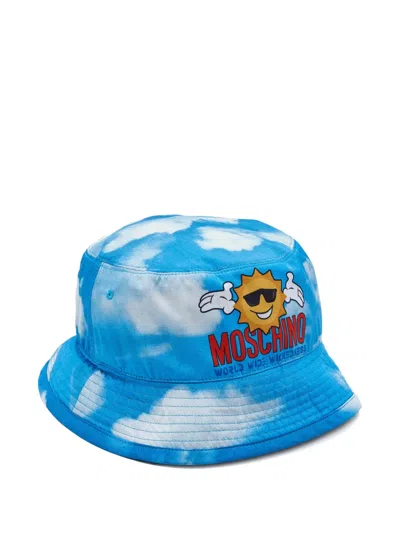 Pre-owned Moschino X Palace Cloud-print Bucket Hat