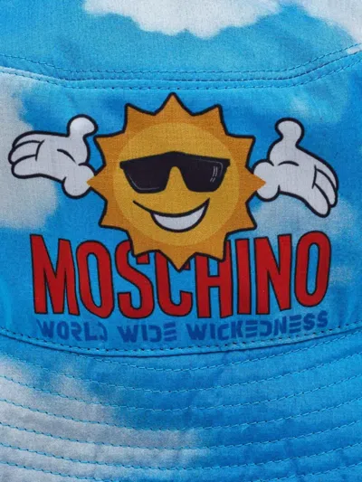 Pre-owned Moschino X Palace Cloud-print Bucket Hat