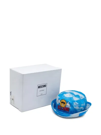 Pre-owned Moschino X Palace Cloud-print Bucket Hat