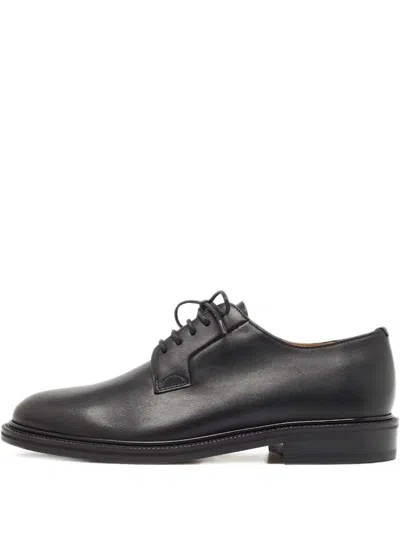 Pre-owned Valentino Garavani 2024 Leather Derby Shoes In Black