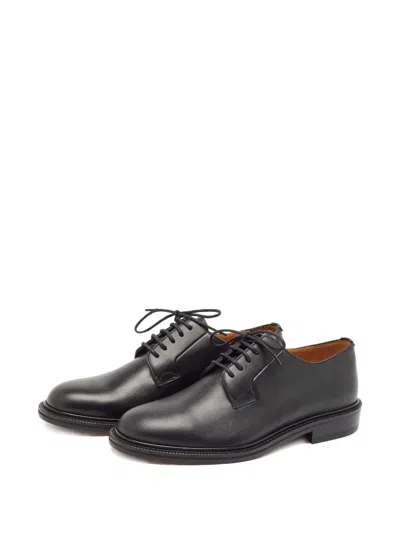 Pre-owned Valentino Garavani 2024 Leather Derby Shoes In Black