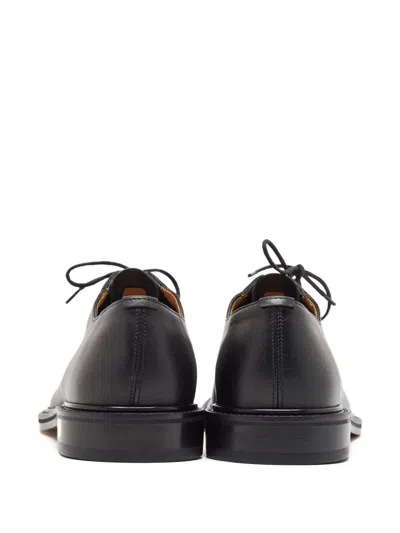 Pre-owned Valentino Garavani 2024 Leather Derby Shoes In Black