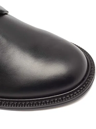 Pre-owned Valentino Garavani 2024 Leather Derby Shoes In Black