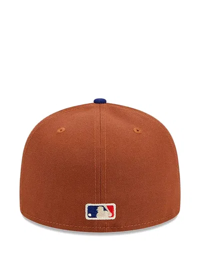 New Era La Logo 59fifty Cap In Brown