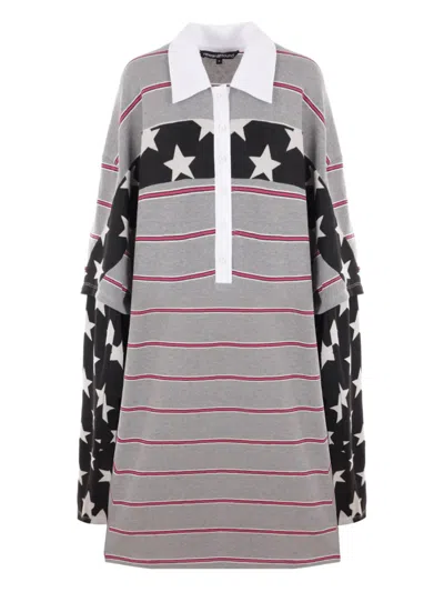 Reward If Found Star-striped Polo Top