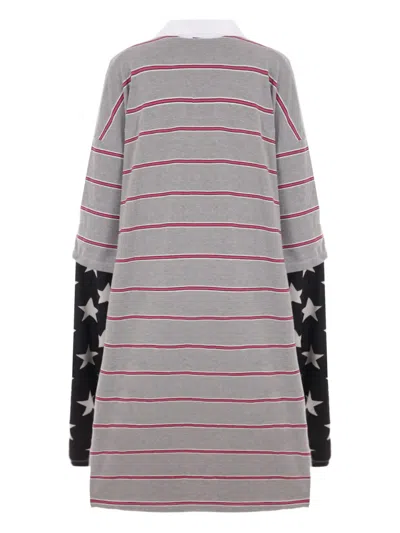 Reward If Found Star-striped Polo Top