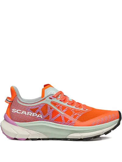 Scarpa Mesh-panelled Trail Trainers In Multi