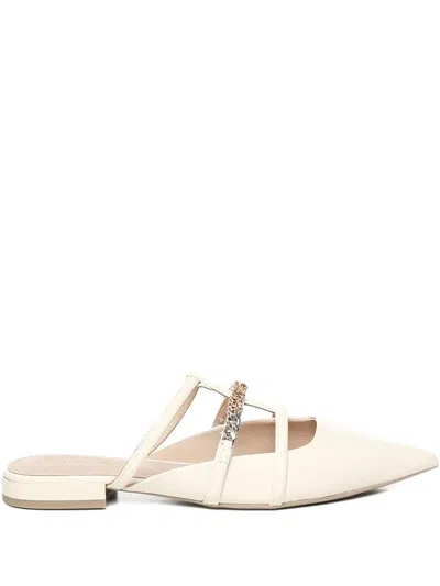 Pinko Chain-embellished Pointed-toe Mules