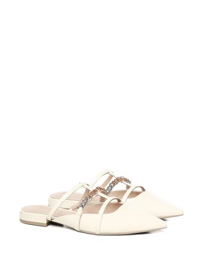Pinko Chain-embellished Pointed-toe Mules