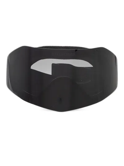 Balenciaga Logo-detail Ski Goggles In Black