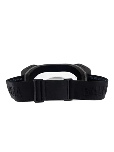Balenciaga Logo-detail Ski Goggles In Black