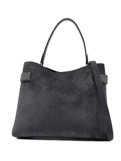Brunello Cucinelli Suede Tote Bag