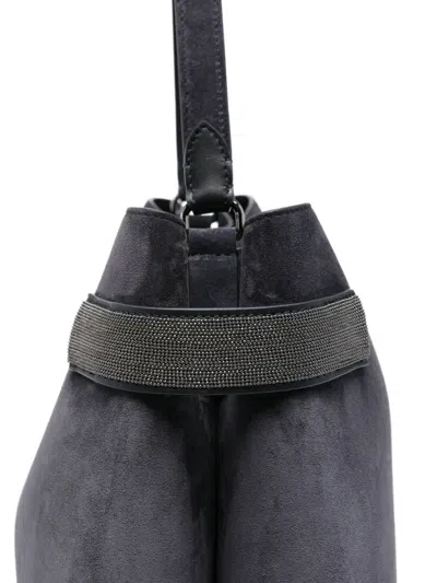 Brunello Cucinelli Suede Tote Bag