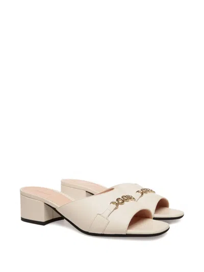 Bally Chain-embellished Leather Sandals