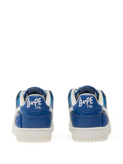 A Bathing Ape Star-embellished Ombre Sneakers