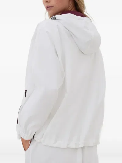Brunello Cucinelli Long Sleeve Casual Jacket In White