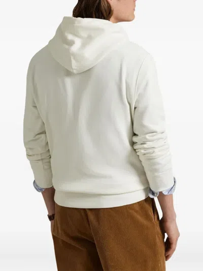 Polo Ralph Lauren Long Sleeve Hoodie In White