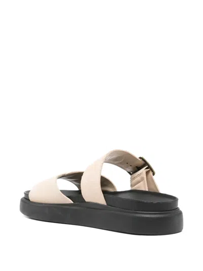 Clarks Aristella Buckled Sandals In Neutral