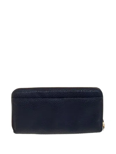 Pre-owned Kate Spade 2024 Leather Wallet In Blue