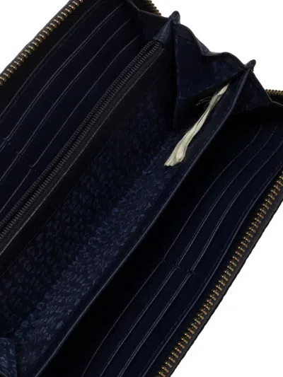 Pre-owned Kate Spade 2024 Leather Wallet In Blue