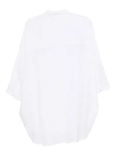 120% Lino Linen Shirt In White