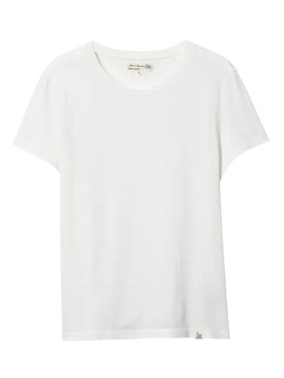 Merz B Schwanen Crew-neck Short-sleeved T-shirt In White